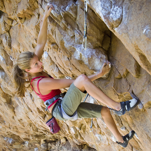 Woman Rock Climber